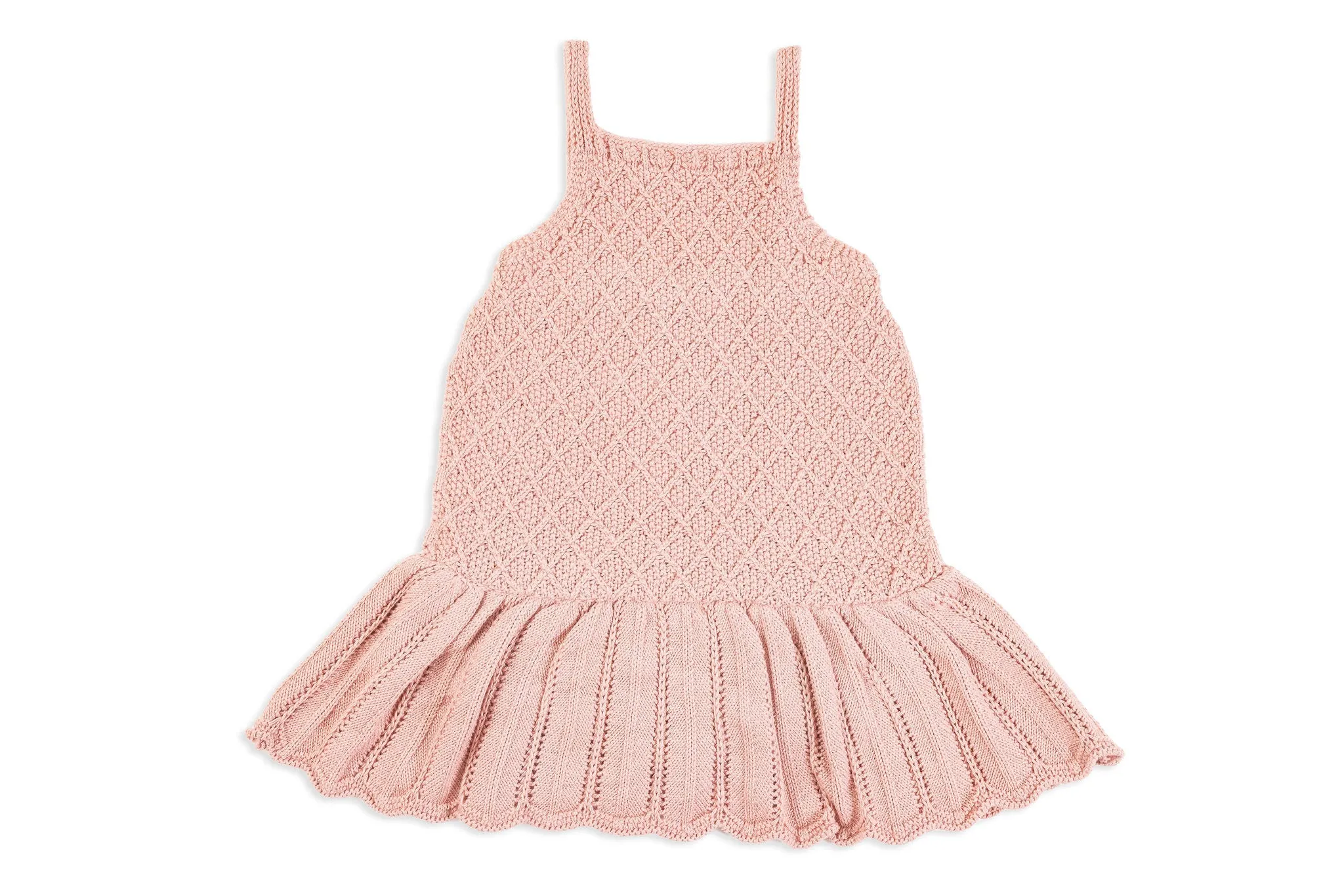 Pink Knit Skirt Romper