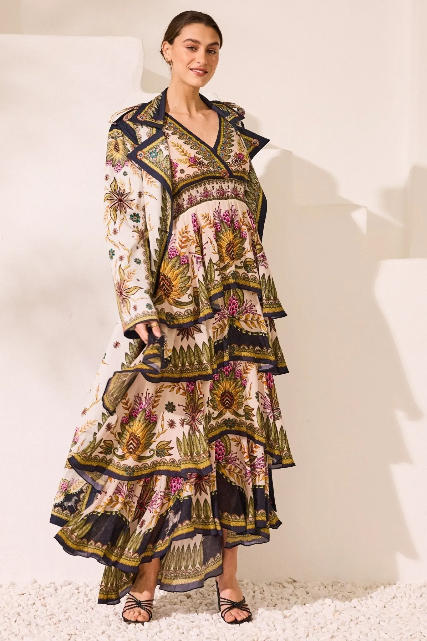 Princess Of Savannah Trench Coat