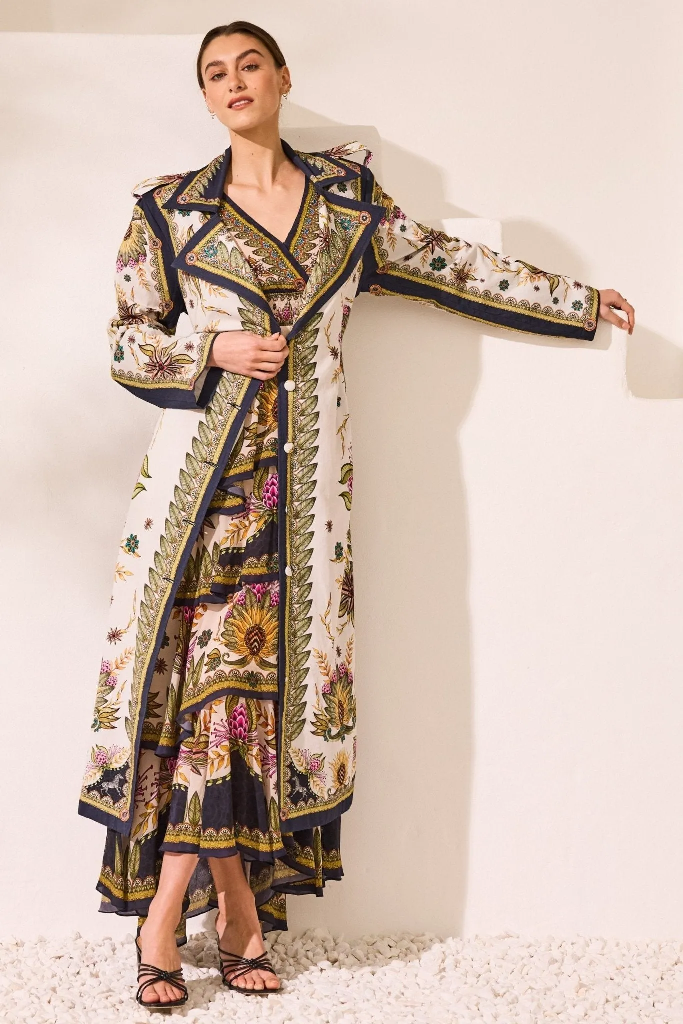 Princess Of Savannah Trench Coat
