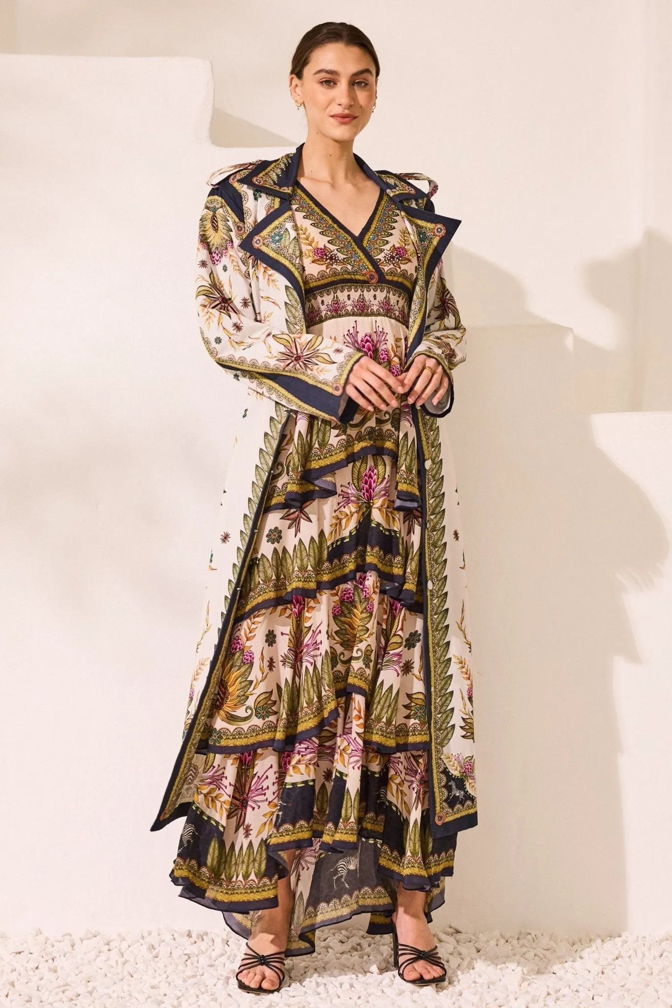 Princess Of Savannah Trench Coat