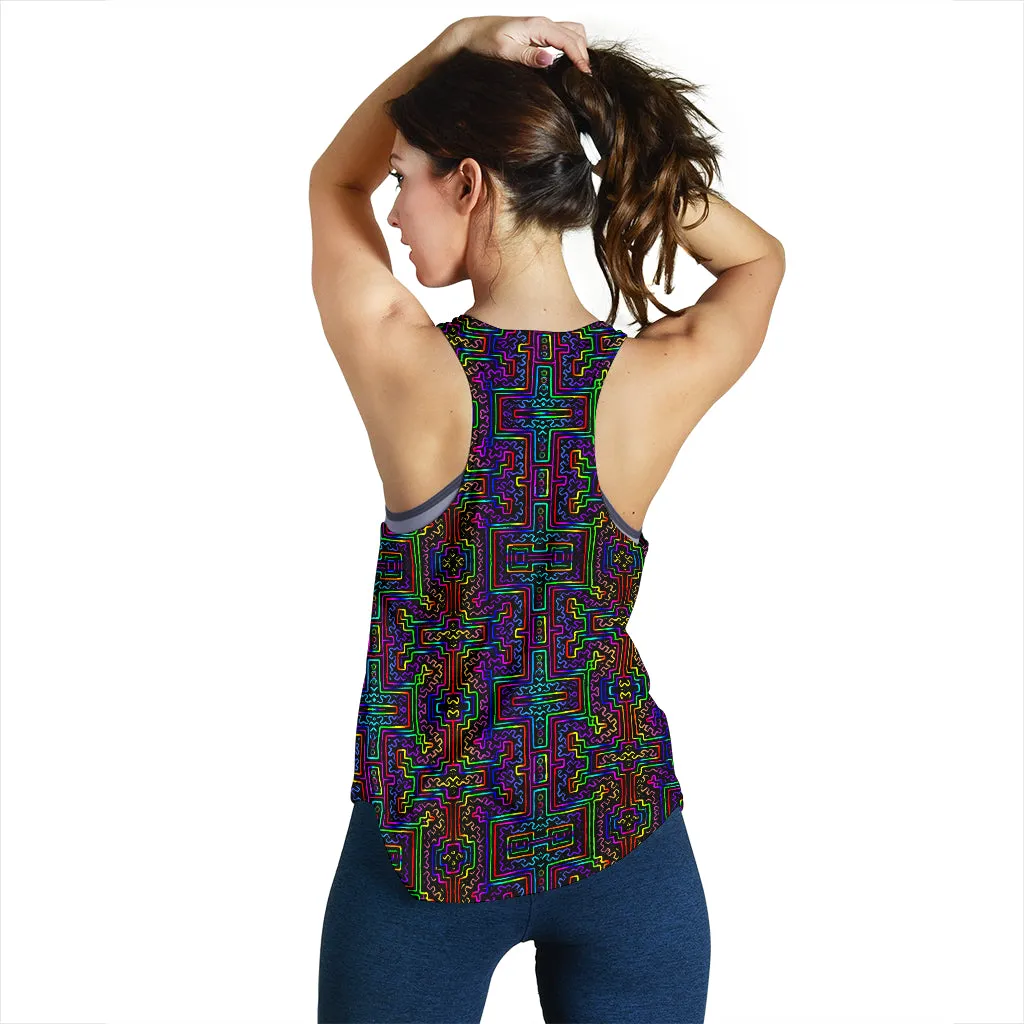Prismatic Overlay | Women's Racerback Tank | Hakan Hisim