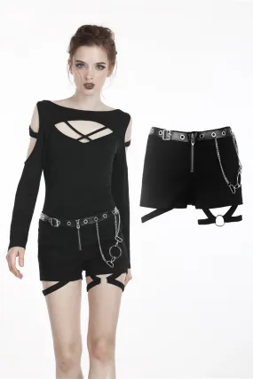 Punk metal shorts PW092