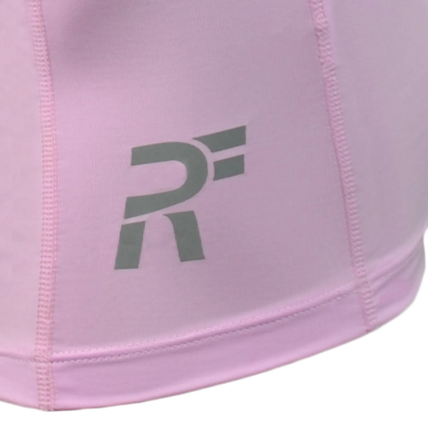 RunFlyte Women's Chakra II Tank Top - Fitted - Moisture Wicking - Light Pink/Grey