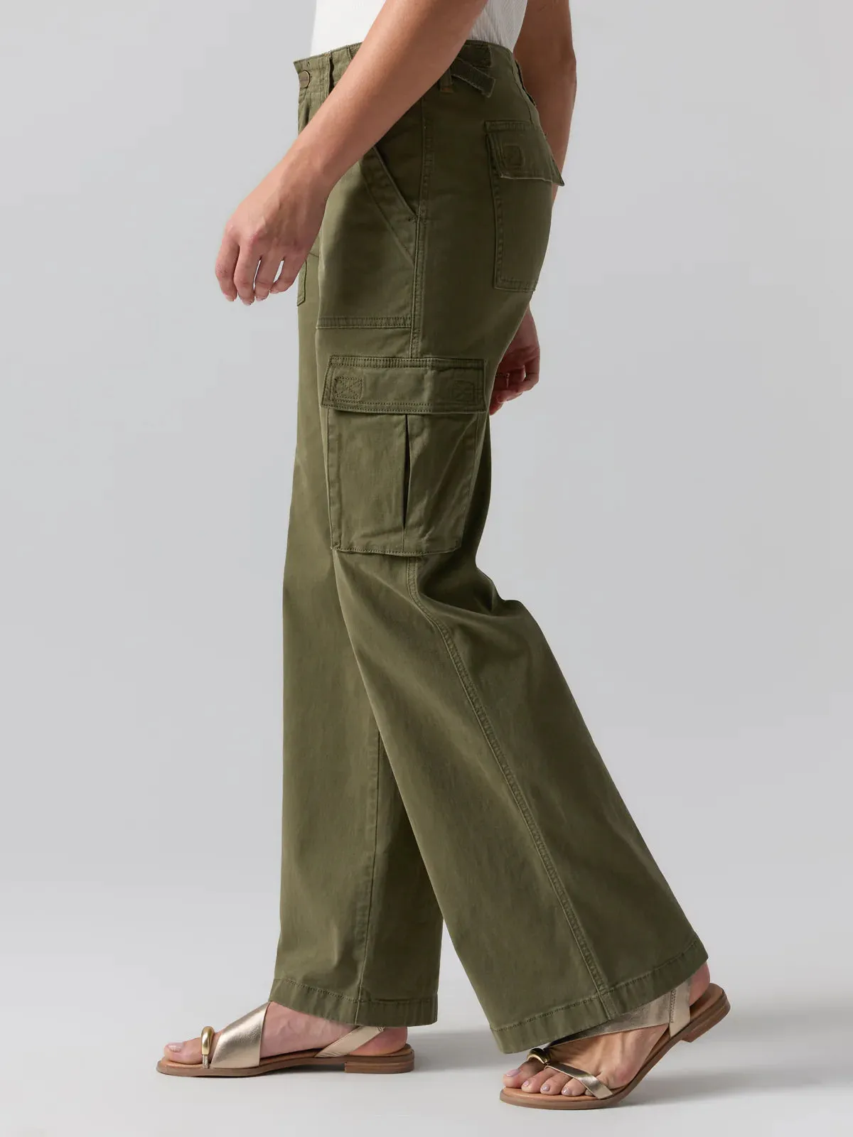 Sanctuary Reissue Cargo | Moss Green