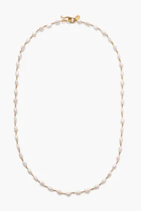 Santa Fe Necklace White Pearl