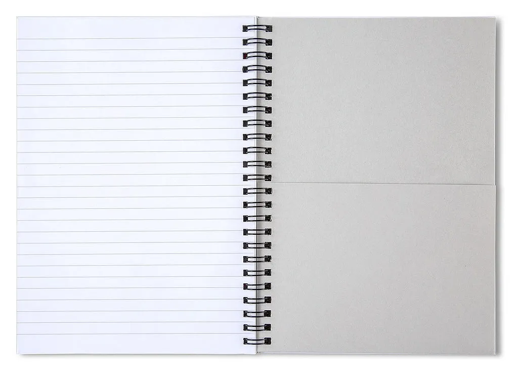 This Way to Lamb and Flag - Spiral Notebook