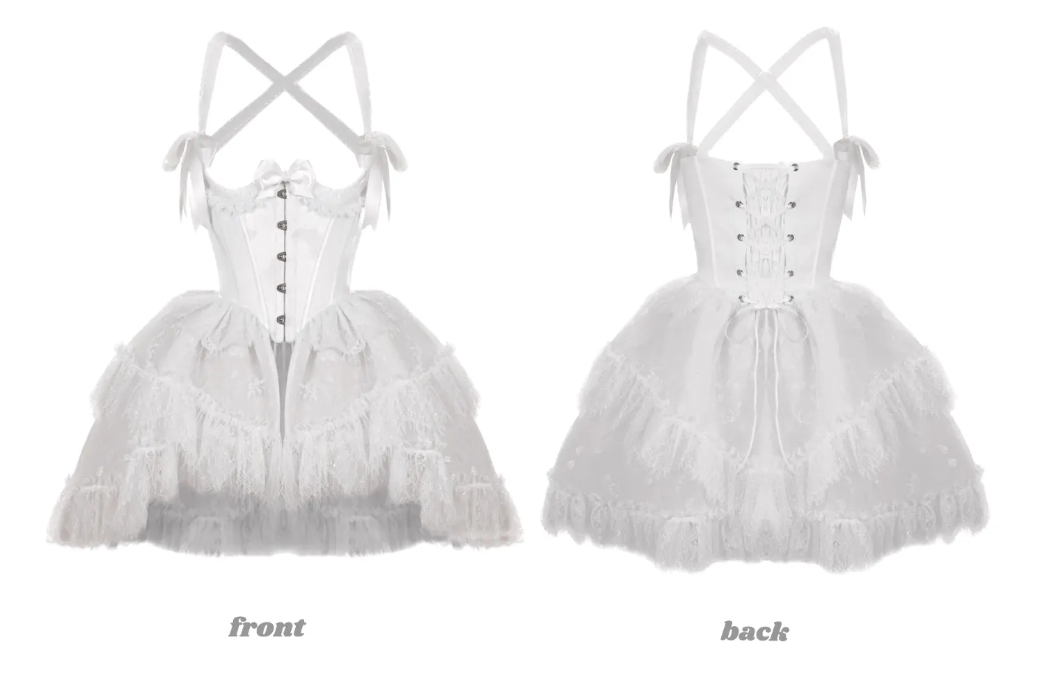 Transformed Butterfly Corset Dress Set