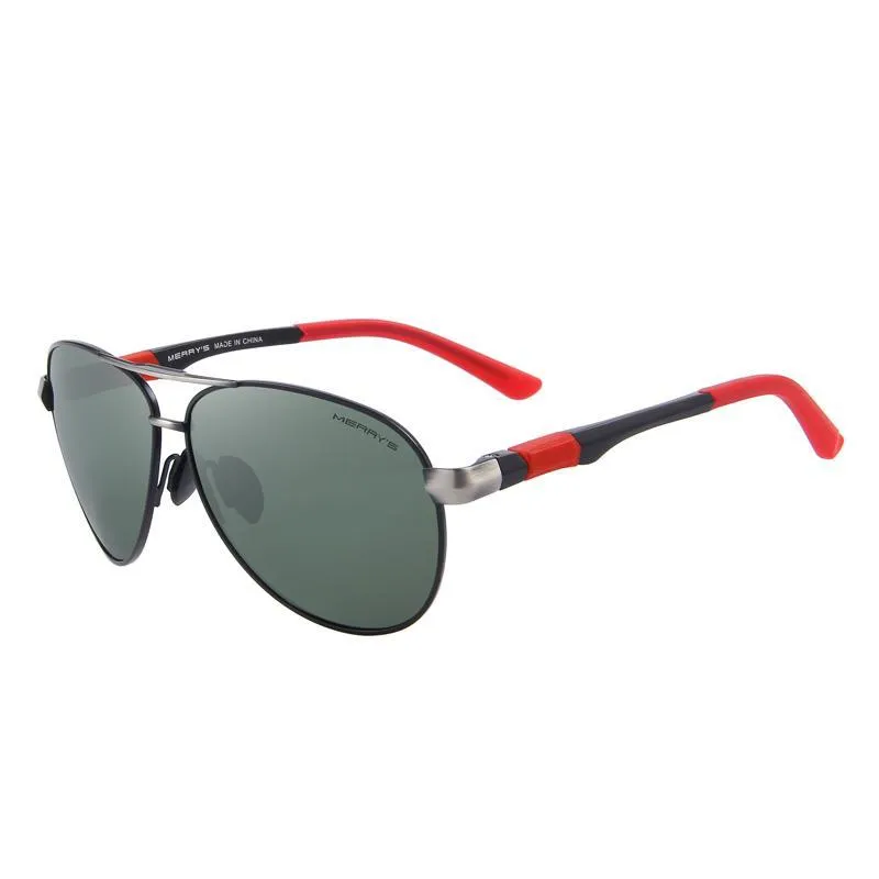 Two Color Accent Polarized Sunglass