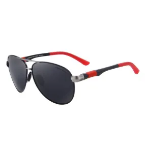 Two Color Accent Polarized Sunglass