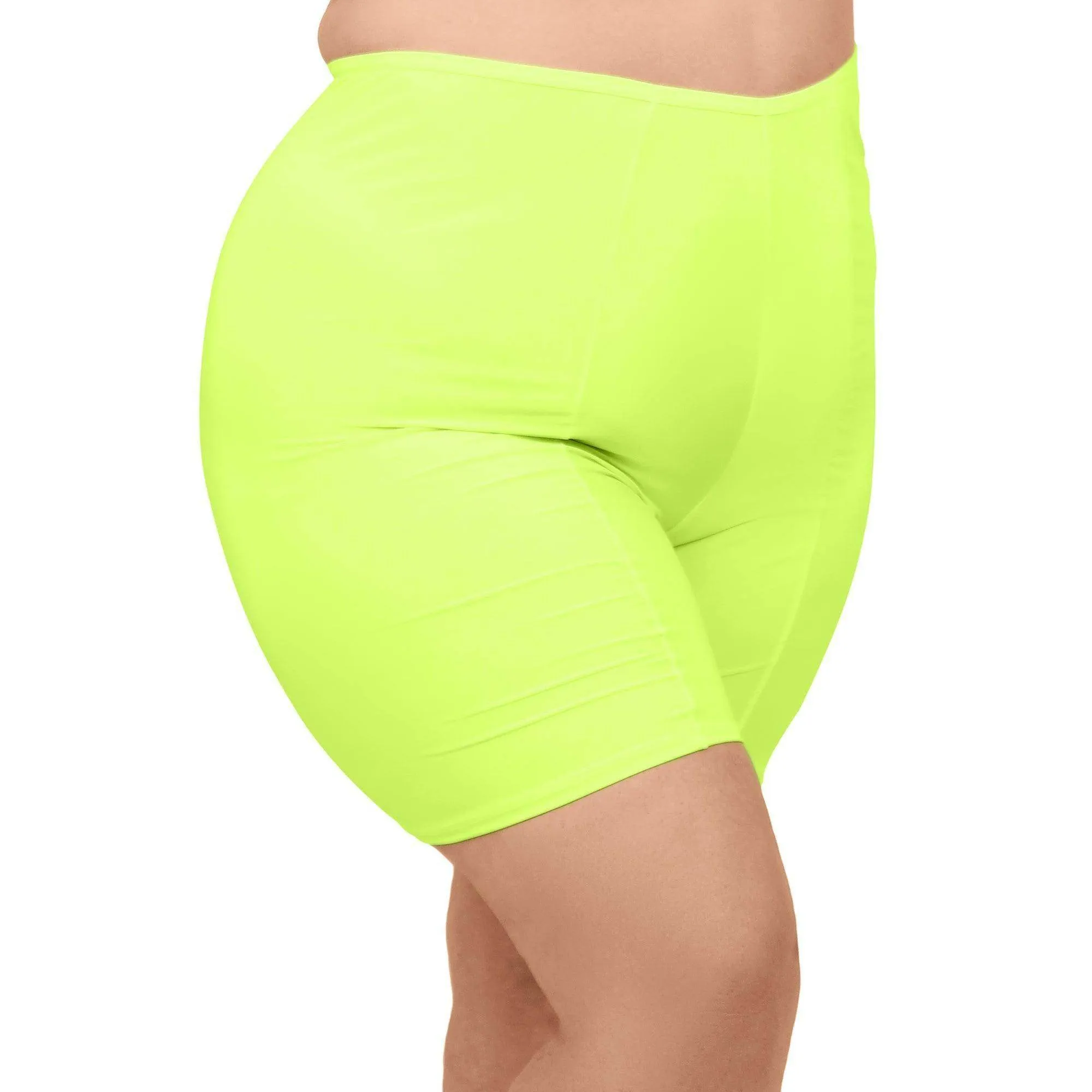Ultra High Waist Anti Chafing Shortlette Slipshort 6" | Neon Yellow