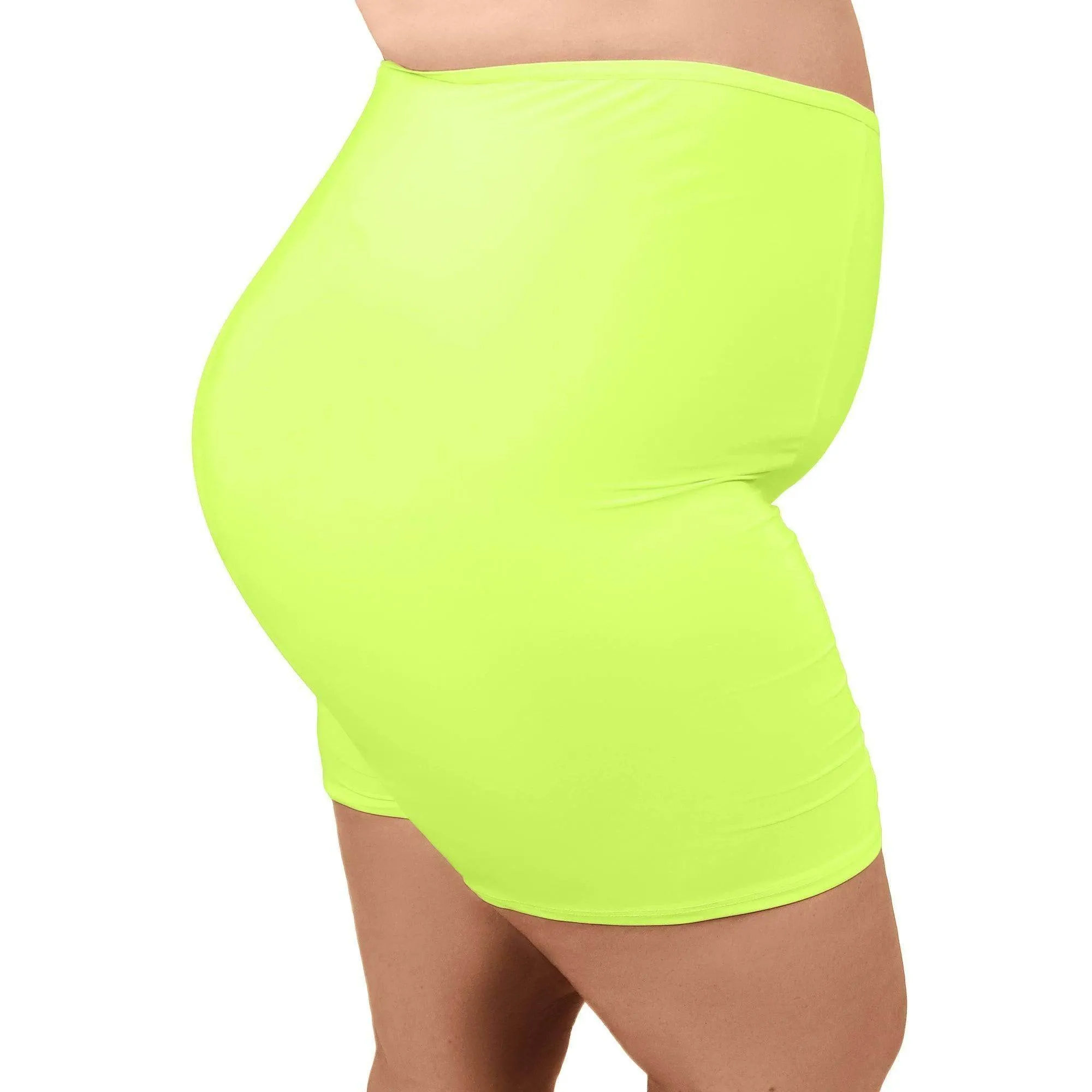 Ultra High Waist Anti Chafing Shortlette Slipshort 6" | Neon Yellow