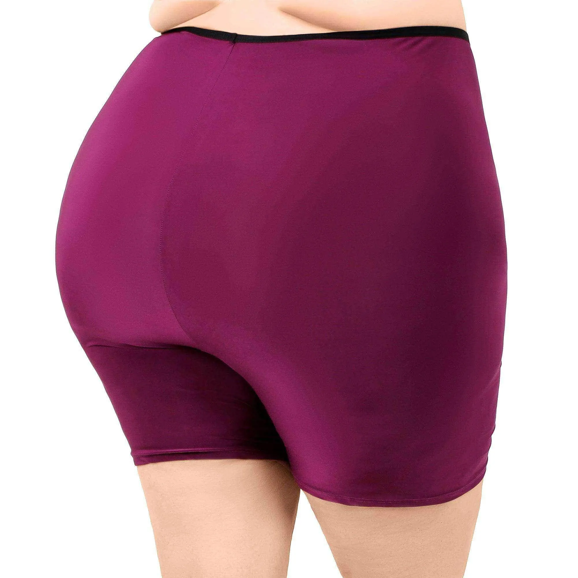 Ultra High Waist Anti Chafing Shortlette Slipshort 6" | Purple