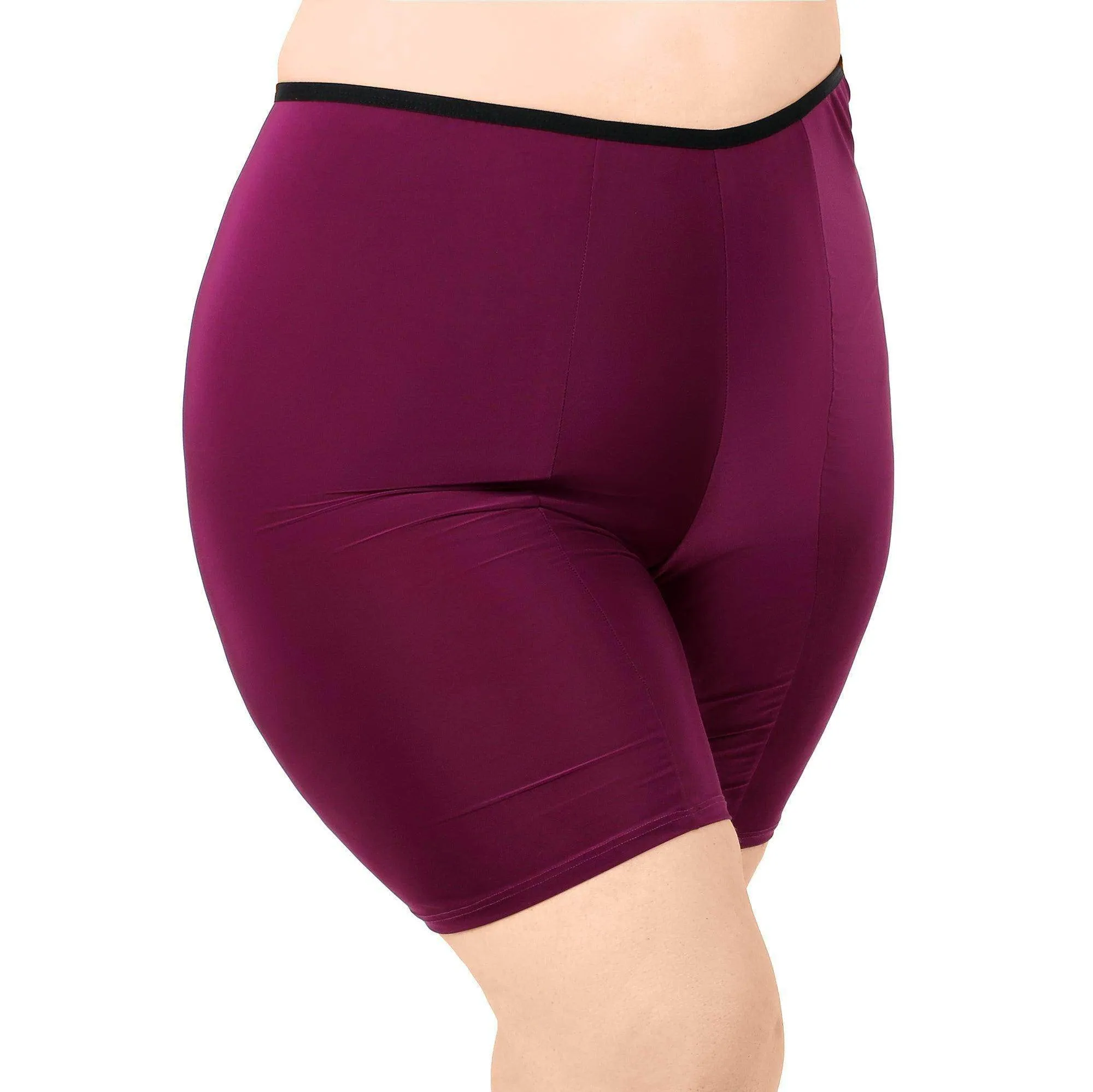 Ultra High Waist Anti Chafing Shortlette Slipshort 6" | Purple