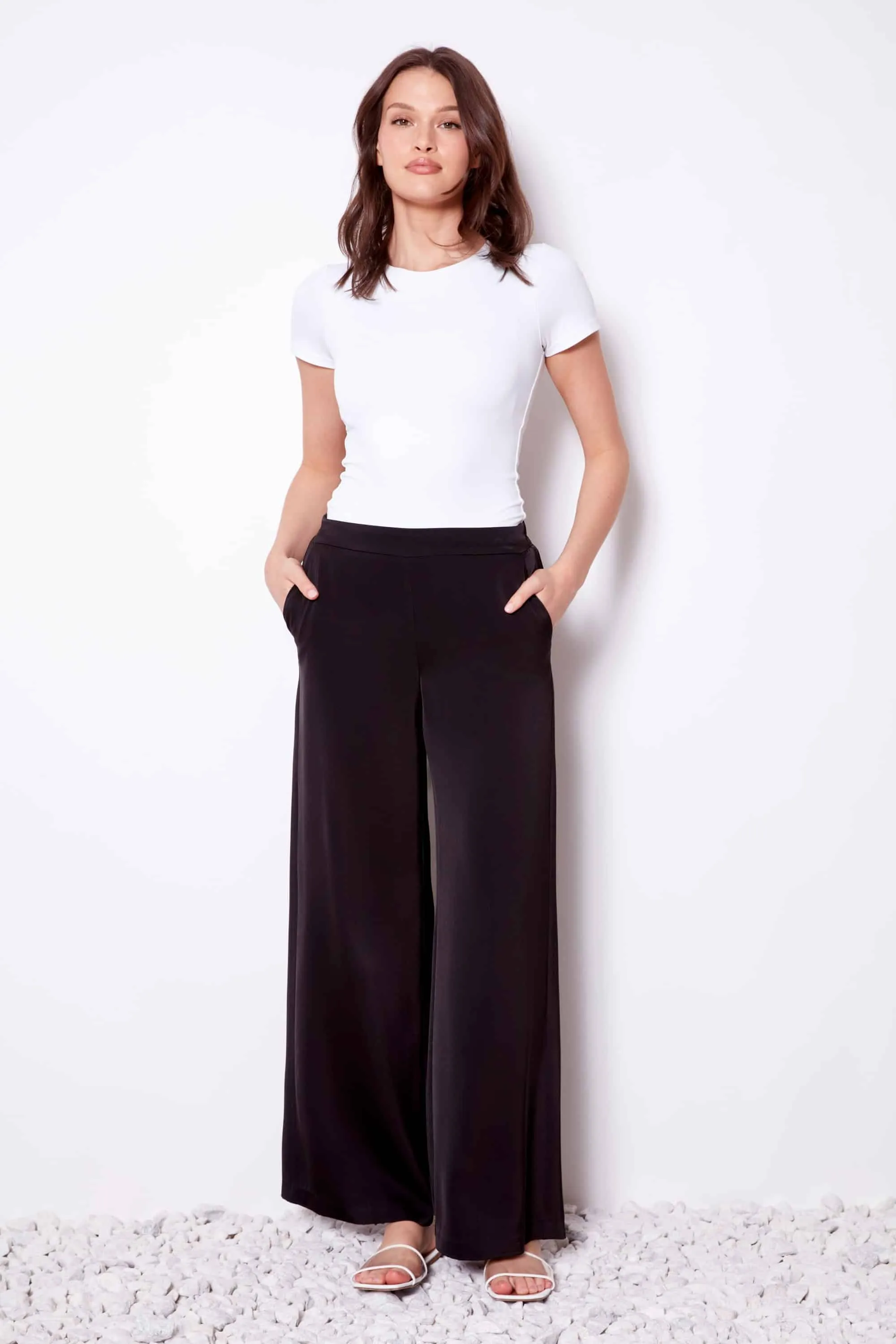 UP68487 Wide Leg Belize Pants 31 In