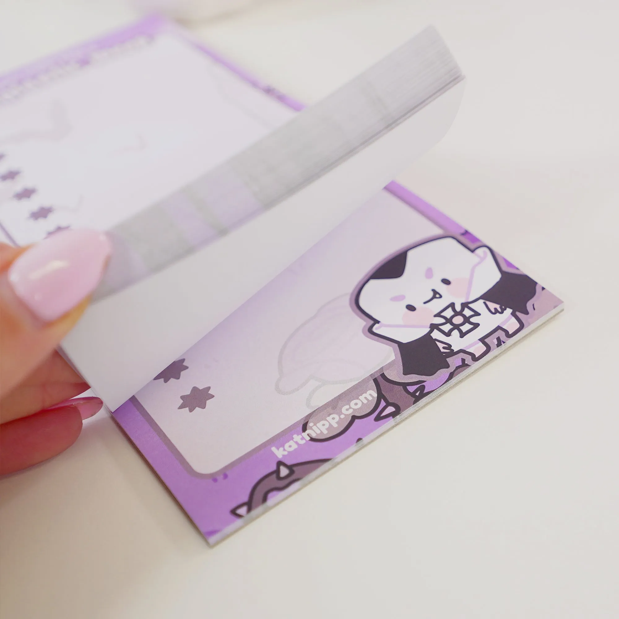 Vampire Marshie DL To-Do List Pad | Vampies Vault Collection | Spooky Cute Gothic Halloween Stationery