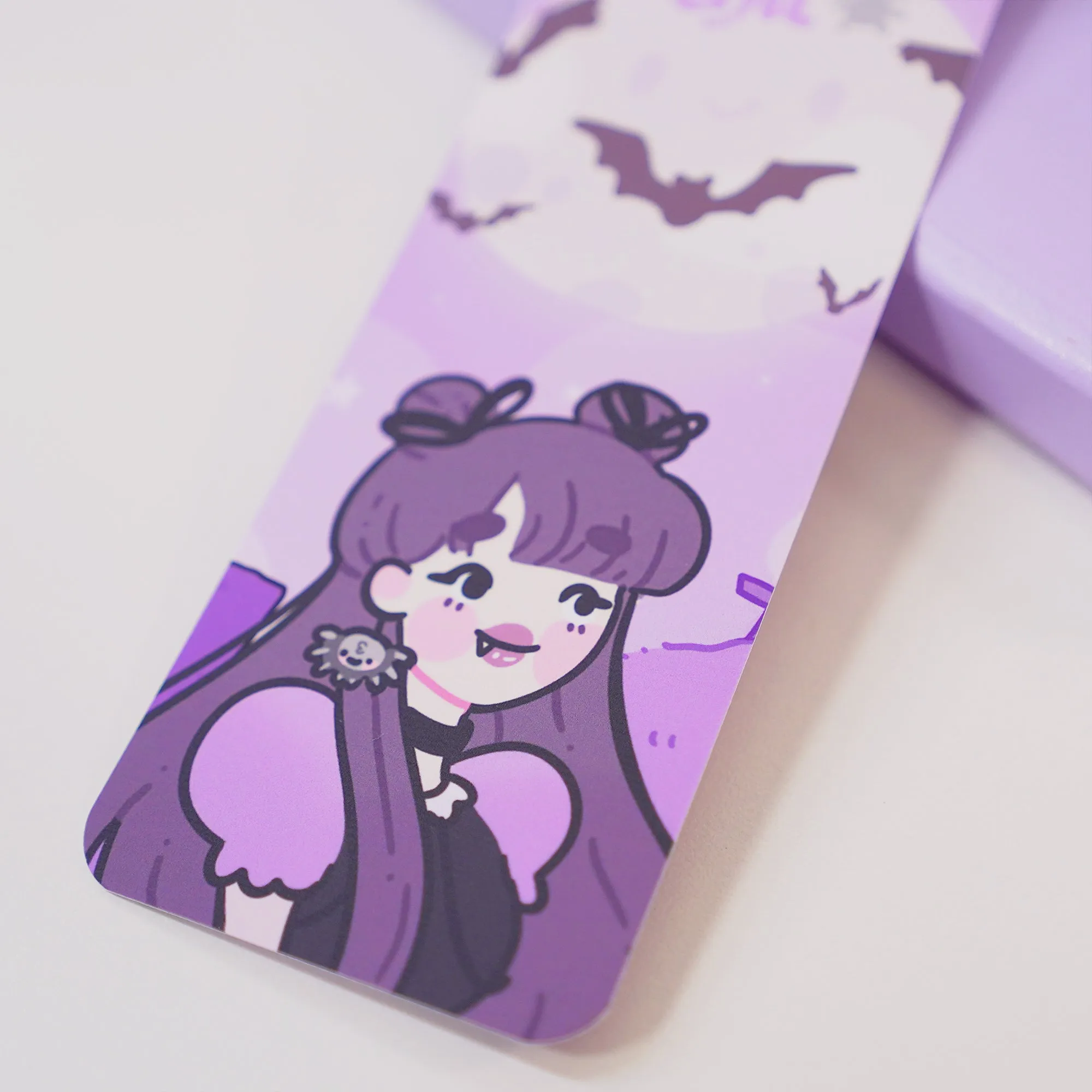 Violet the Vampire Bookmark | Creepy Chic Quote | Spooky Cute Stationery