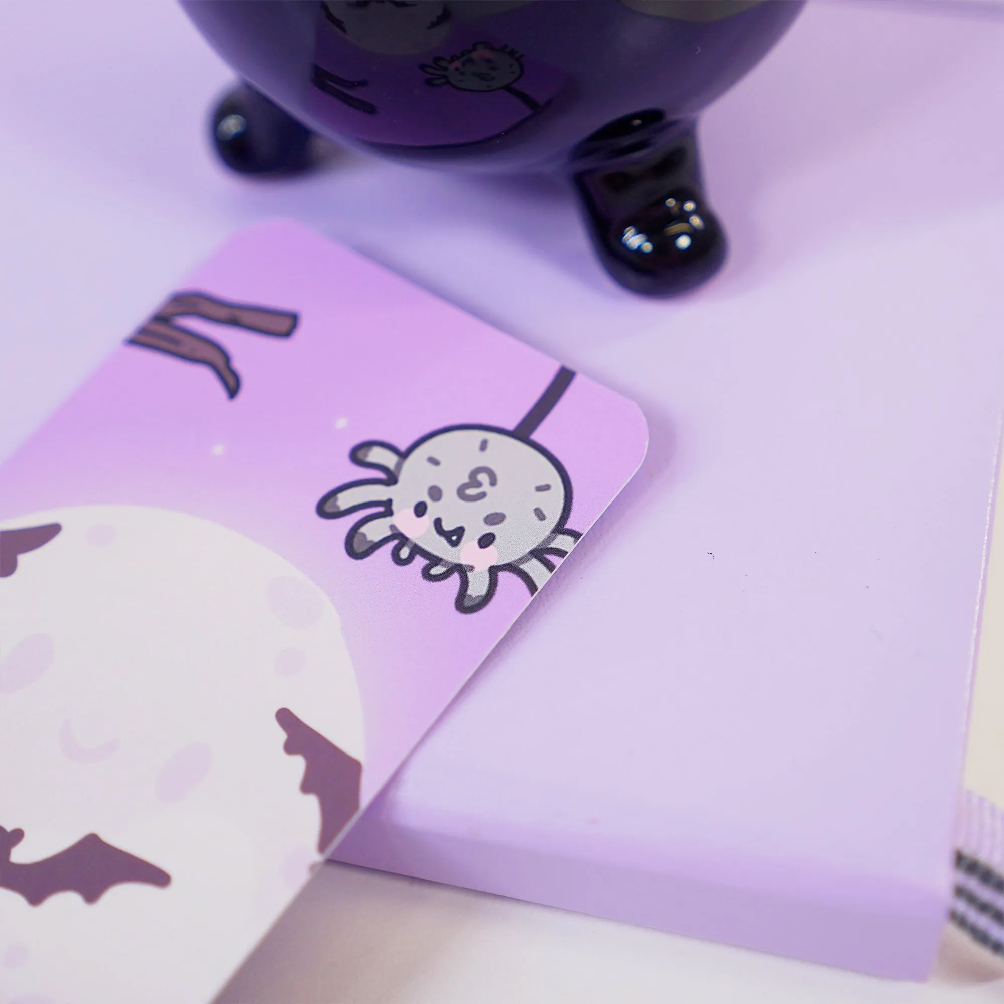 Violet the Vampire Bookmark | Cursed Cutie Quote | Spooky Cute Stationery