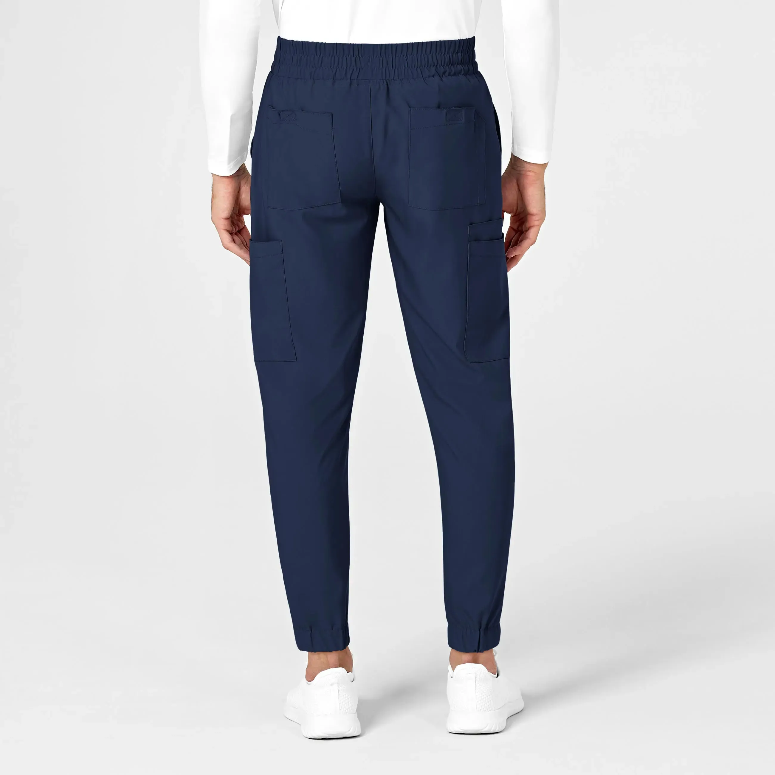 Wink Men's W123 Cargo Jogger Scrub Pant - Navy