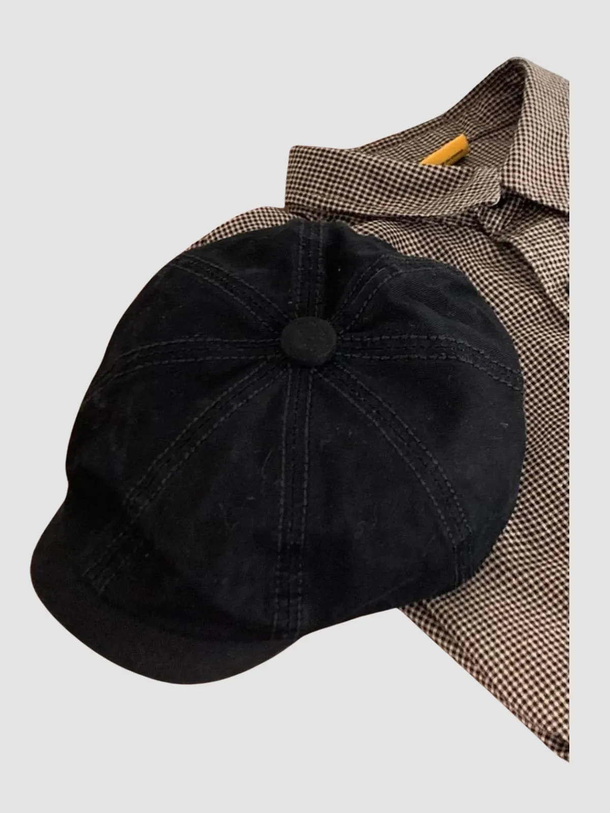 WLS Japanese Curved Brim Retro Beret Hat